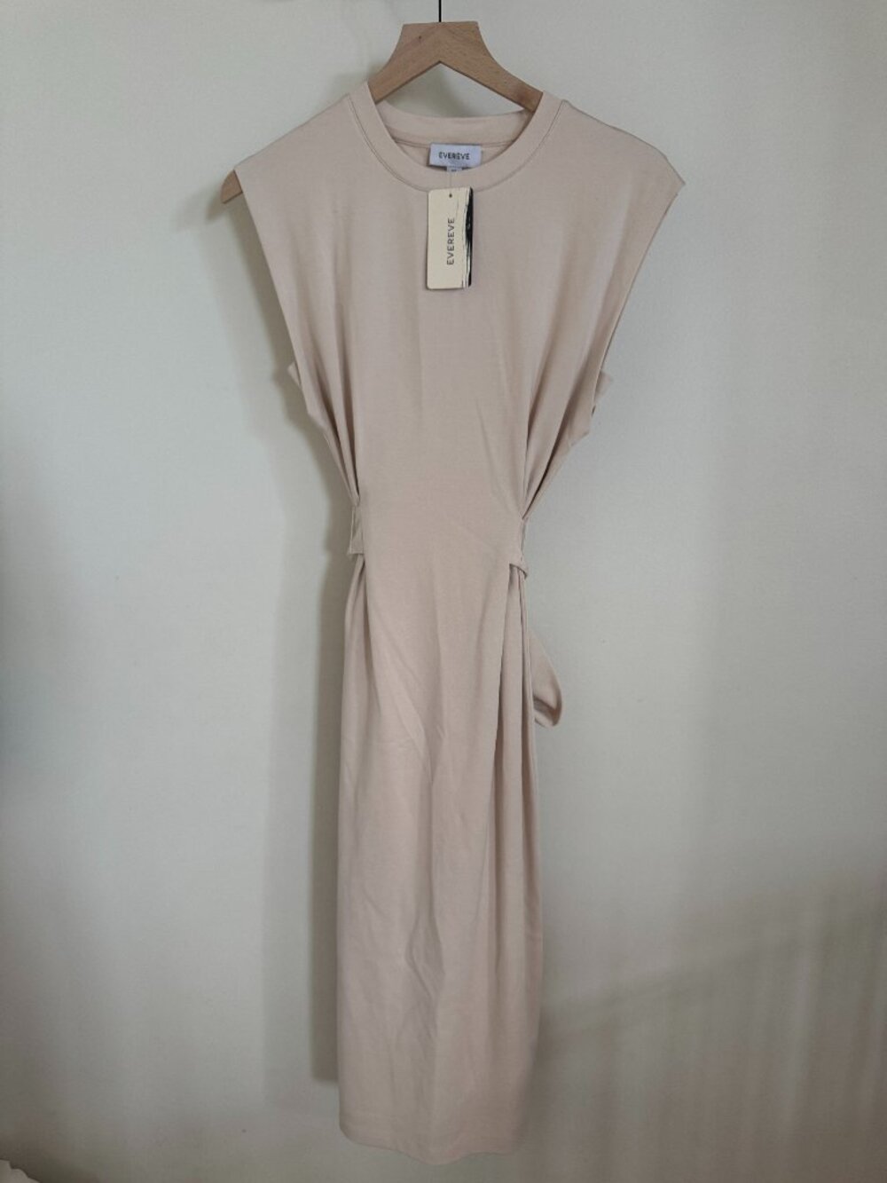 EVEREVE Mandy Knit Dress, Oat, XS, MSRP $118.